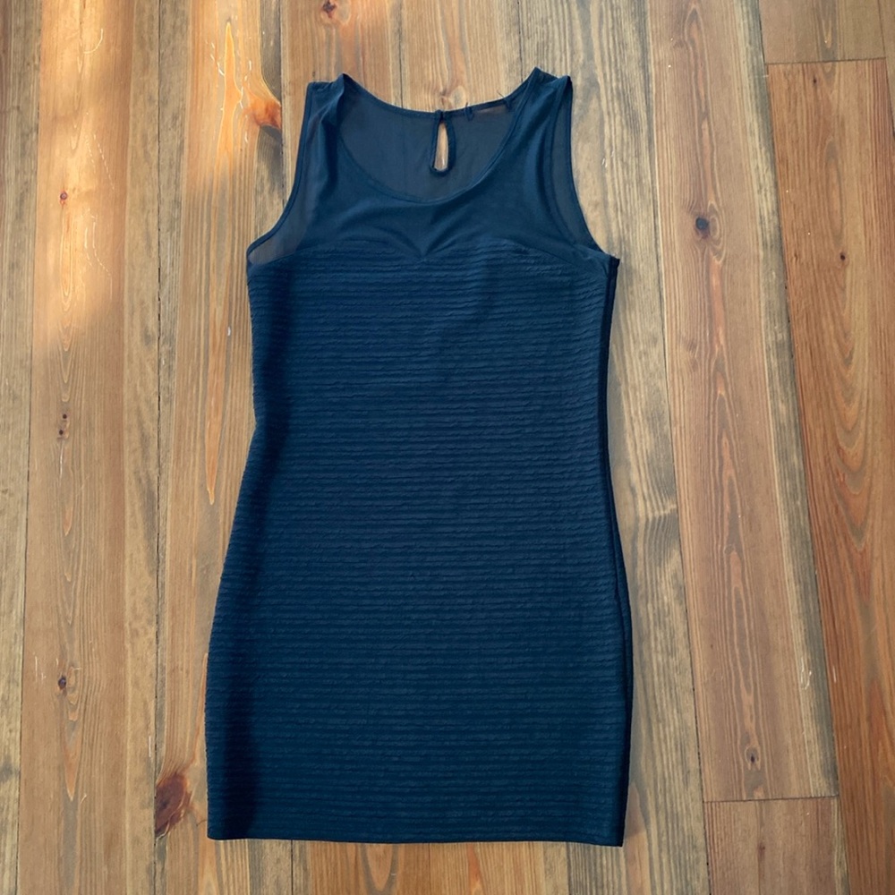 LBD with Sheer Sweetheart Top & Keyhole Back